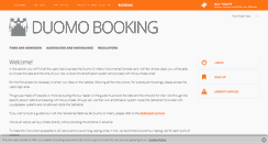 Desktop Screenshot of booking.duomomilano.it