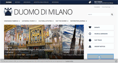 Desktop Screenshot of duomomilano.it